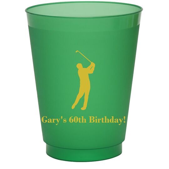 Golf Day Colored Shatterproof Cups